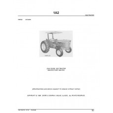 John Deere 1520 Parts Manual